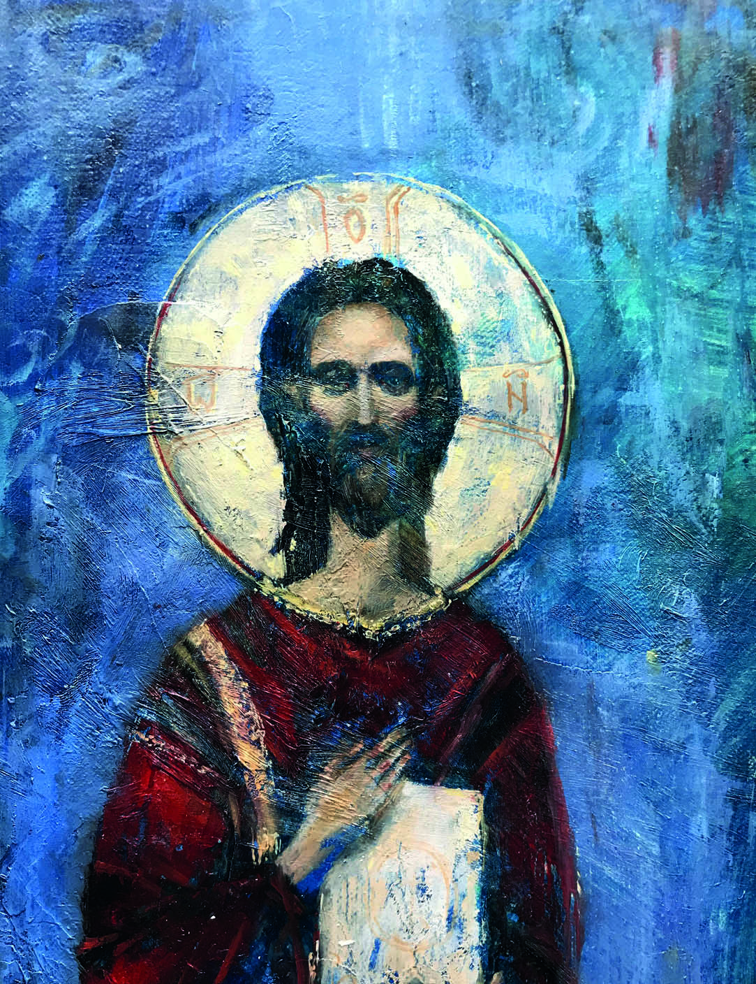 Christ enseignant - Icône de A. Simonenko