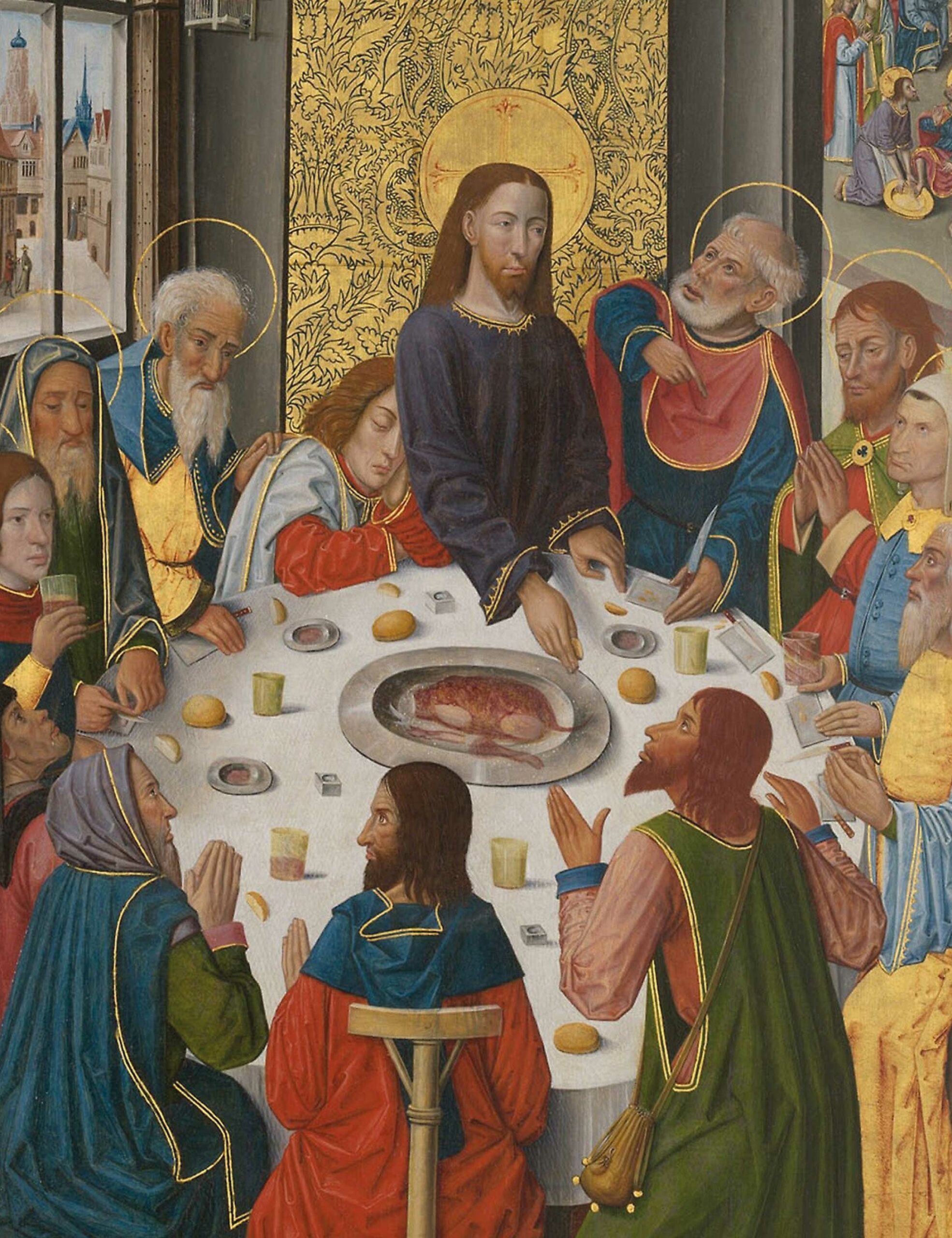 Thuison-lès-Abbeville, église de la chartreuse - Panneau provenant du retable